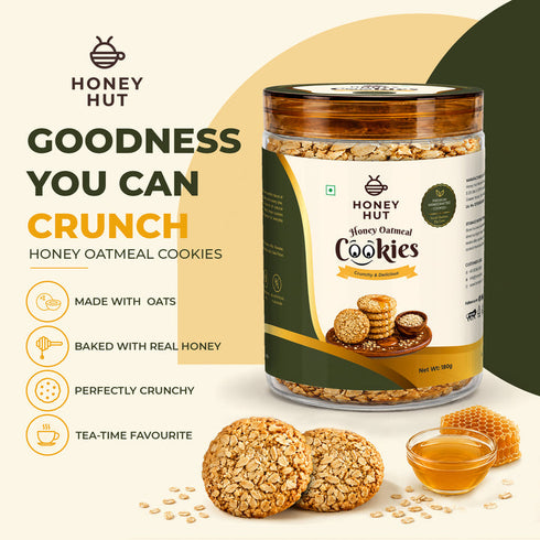 Honey Hut Honey Oatmeal Cookies
