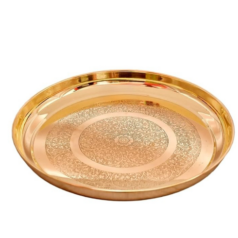 6 Piece Pure Brass Dinner Set