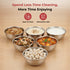 Vinod Stainless Steel Maharaja Bowl Set of 6 Pieces 150 ml Highest Grade Steel Tough and Strong Build Easy to Clean