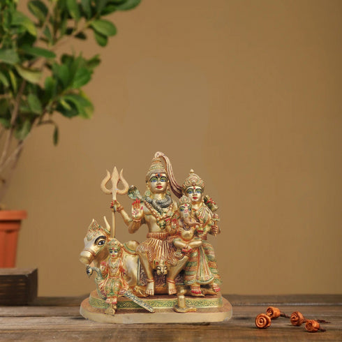Brass Shiv Parivar Murti | Shiv Family Idol14Kg