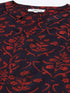 Miravan Womens Maroon Cotton Floral Print Straight Kurta Sharara And Dupatta Set