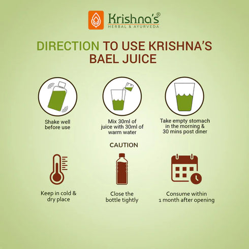 Krishna'S Herbal & Ayurveda Bael Sharbat