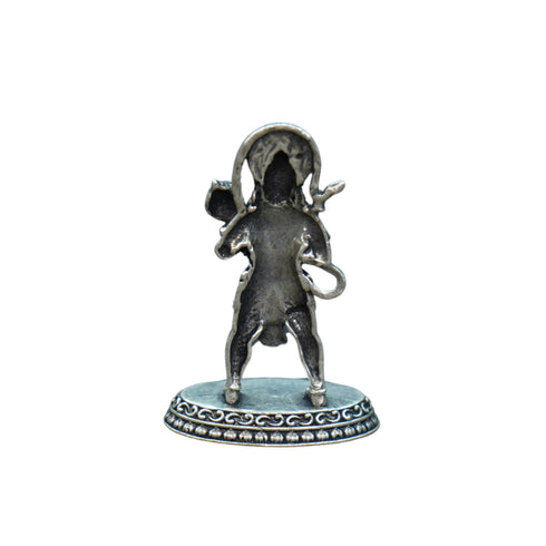 Pure Silver Antique Hanuman Idol Standing 10.27G By Mahita Collections