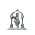 Pure Silver Antique Krishna Idol With Frame 15.90G By Mahita Collections