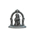 Pure Silver Antique Hanuman Idol Sitting With Frame 11.46G By Mahita Collections