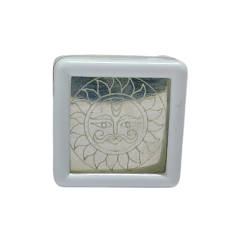 Pure Silver Surya Yantram 7.45G By Mahita Collections