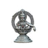 Pure Silver Antique Ayyappa Idol Medium 33.85G By Mahita Collections