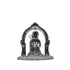 Pure Silver Antique Hanuman Idol Sitting With Frame 11.46G By Mahita Collections