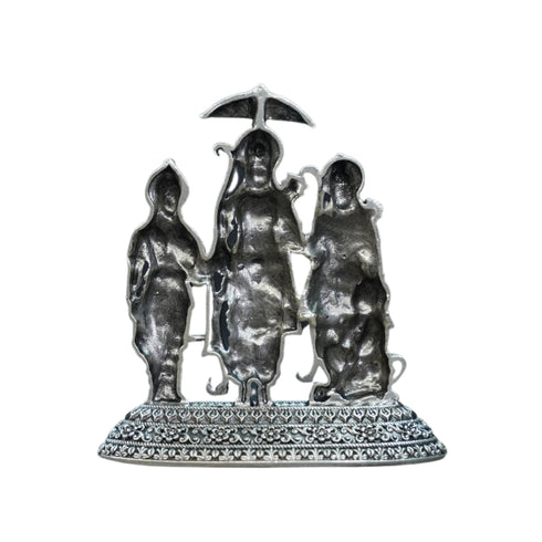 Pure Silver Antique Rama Family Small 13.82G By Mahita Collections