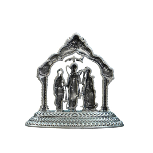 Pure Silver Antique Rama Family With Frame 14.19G By Mahita Collections