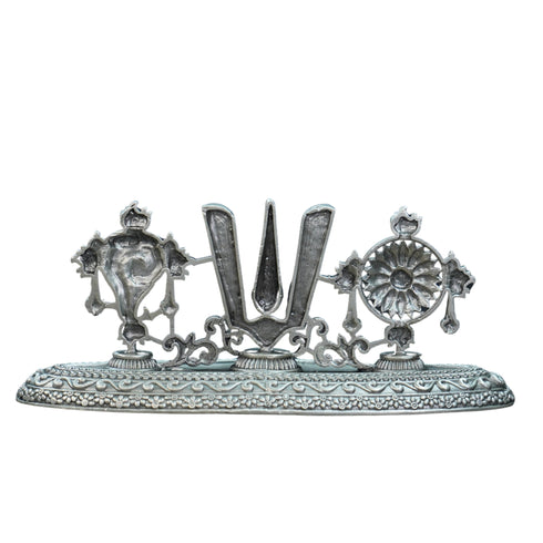 Pure Silver Antique Shanku Chakras With Out Frame 83.15G By Mahita Collections