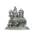 Pure Silver Antique Shivaparvathi Idol Big 51.96G By Mahita Collections
