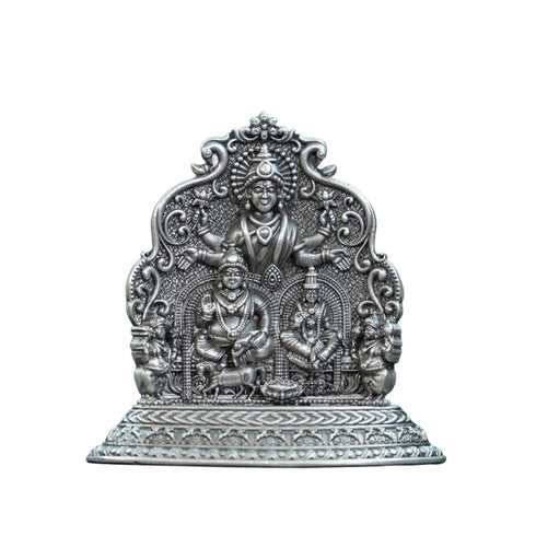 Pure Silver Antique Kuber Family 52.22G By Mahita Collections