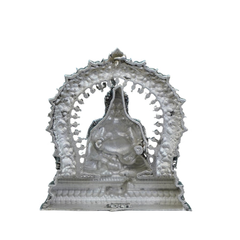 Pure Silver Antique Kubera 79.69G Idol By Mahita Collections
