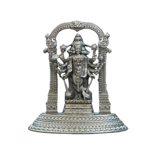 Pure Silver Antique Dhashavathar Big 75.99G By Mahita Collections