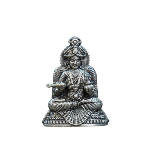 Pure Silver Antique Annapurana Devi Medium 11.57G By Mahita Collections