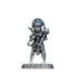Pure Silver Antique Hanuman Idol Standing 15.71G By Mahita Collections
