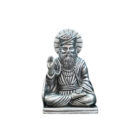 Pure Silver Antique Gurunanak 57.96G By Mahita Collections