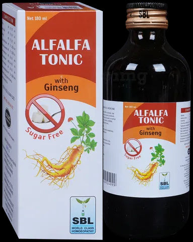 SBL Alfalfa Tonic with Ginseng Sugar Free 180ml