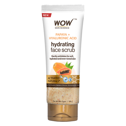 WoW Papaya & Hyaluronic Acid Face Scrub