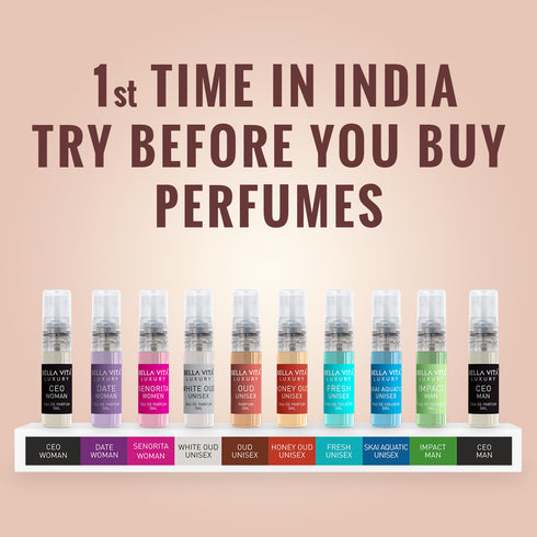 Bella Vita Luxury Perfume Trial Pack