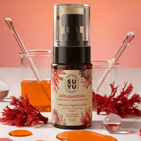 Suyu India Astaxanthin Antioxidant Night Face Elixir
