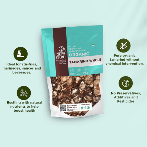 Pure & Sure Organic Tamarind Whole