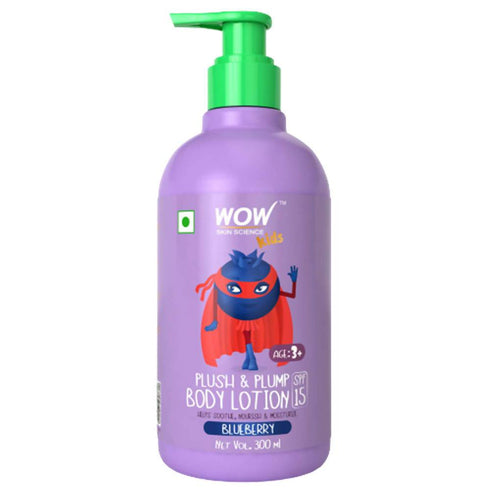 Wow Skin Science Kids Plush & Plump Body Lotion Blueberry