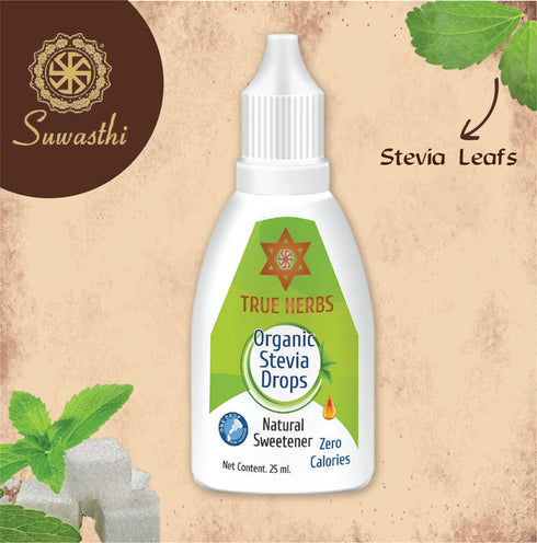 Suwasthi True Herbs Organic Stevia Drops