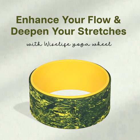 Wiselife Classic Yoga Wheel Set of 10