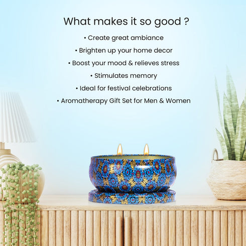 Bryan & Candy Blueberry Ice Aromatherapy Candles