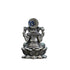 Pure Silver Antique Lotus Ganesh Sitting 39.50G By Mahita Collections
