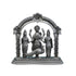 Pure Silver Antique Murugan Family 130.04G By Mahita Collections