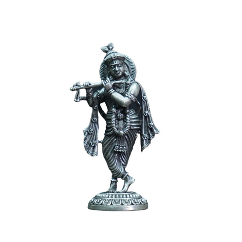 Pure Silver Antique Krishna Special 29.45G By Mahita Collections