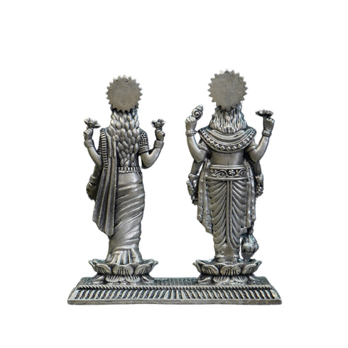 Pure Silver Antique Laxmi Naryan Standing 103.55G By Mahita Collections