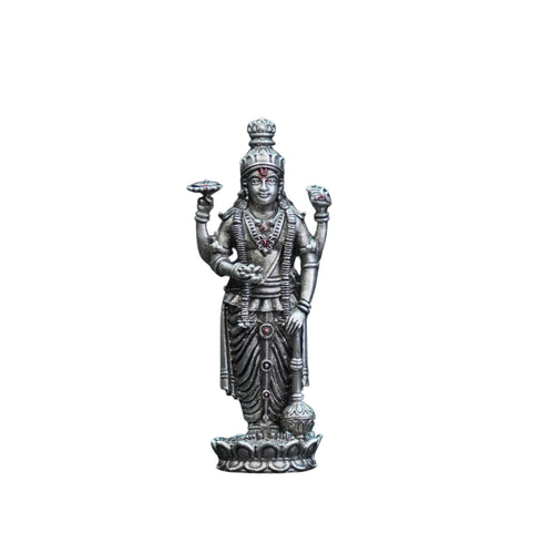 Pure Silver Antique Sathyanarayana Swamy Small Standing 19.52G By Mahita Collections