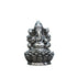 Pure Silver Antique Padmam Ganesh Right Trunk Sitting Big 19.78G By Mahita Collections