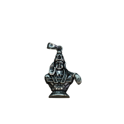 Pure Silver Ayyappa Antique Locket 7.57G By Mahita Collections