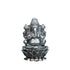 Pure Silver Antique Padmam Ganesh Right Trunk Sitting 67.51G By Mahita Collections
