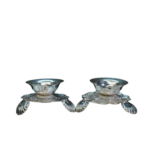 Pure Silver Antique Lamp With Stand 25.55G By Mahita Collections