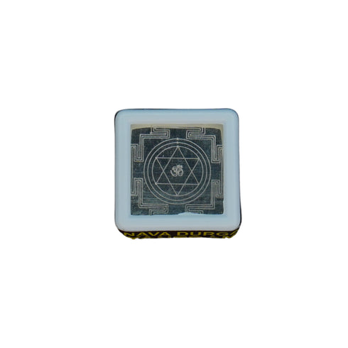 Pure Silver Nava Durga Yantram 7.45G By Mahita Collections