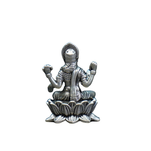 Pure Silver Antique Padmam Lakshmi Sitting 30G By Mahita Collections