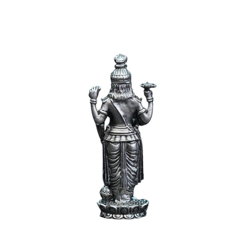 Pure Silver Antique Sathyanarayana Swamy Small Standing 19.52G By Mahita Collections