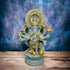 Tamas Brass Handcrafted Lord Dancing Ganesha Decor for Home Temple Statue / Idol with Antique Finish , Grey & Golden)