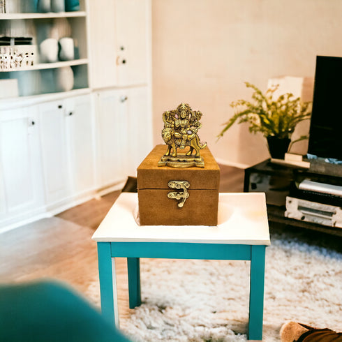 Tamas Brass Durga Mata Home Temple Puja Statue/Idol | Free Luxury Gift Box