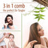 Keya Seth Aromatherapy 3-in-1 Neem Wooden Comb Small Size