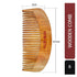 Keya Seth Aromatherapy 3-in-1 Neem Wooden Comb Small Size