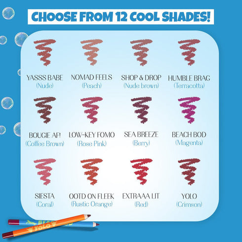 LoveChild Beach Bod| Passport Pucker Lip Booster Matte Liner Magenta