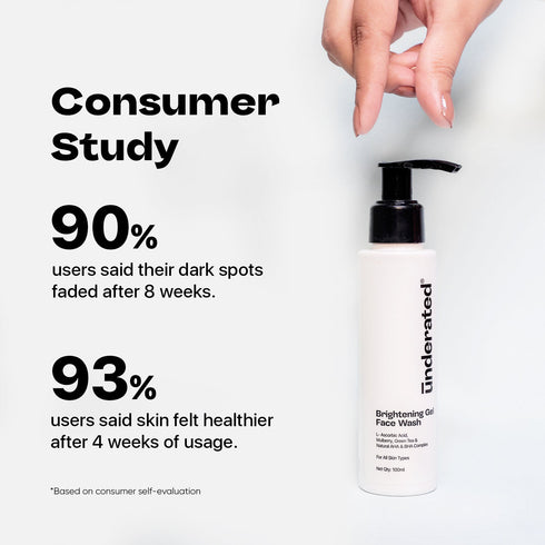 Underated Brightening Gel Face Wash