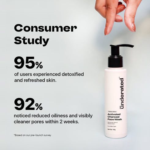 Underated Activated Charcoal Pollution Defence Face Wash
